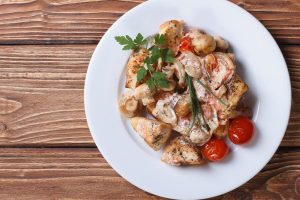 Slow Cooker Turkey With Mushroom Sauce - DP